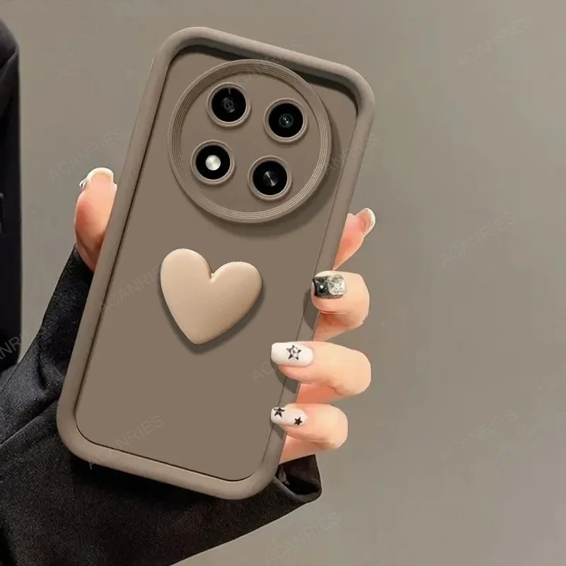 Photography Xiaomi 15 Ultra - Милый 3D-чехол с сердечками из силикона